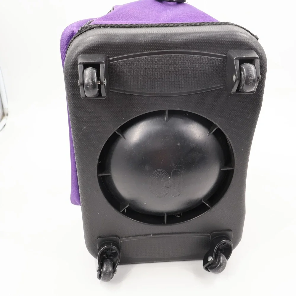 N-Hammer Single Ball Roller Bowling Bag Unisex OS Purple Black Wheeled Logo